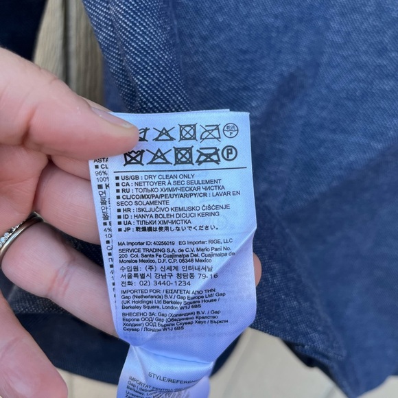 The Academy Blazer By Gap Size 4 - Picture 7 of 8